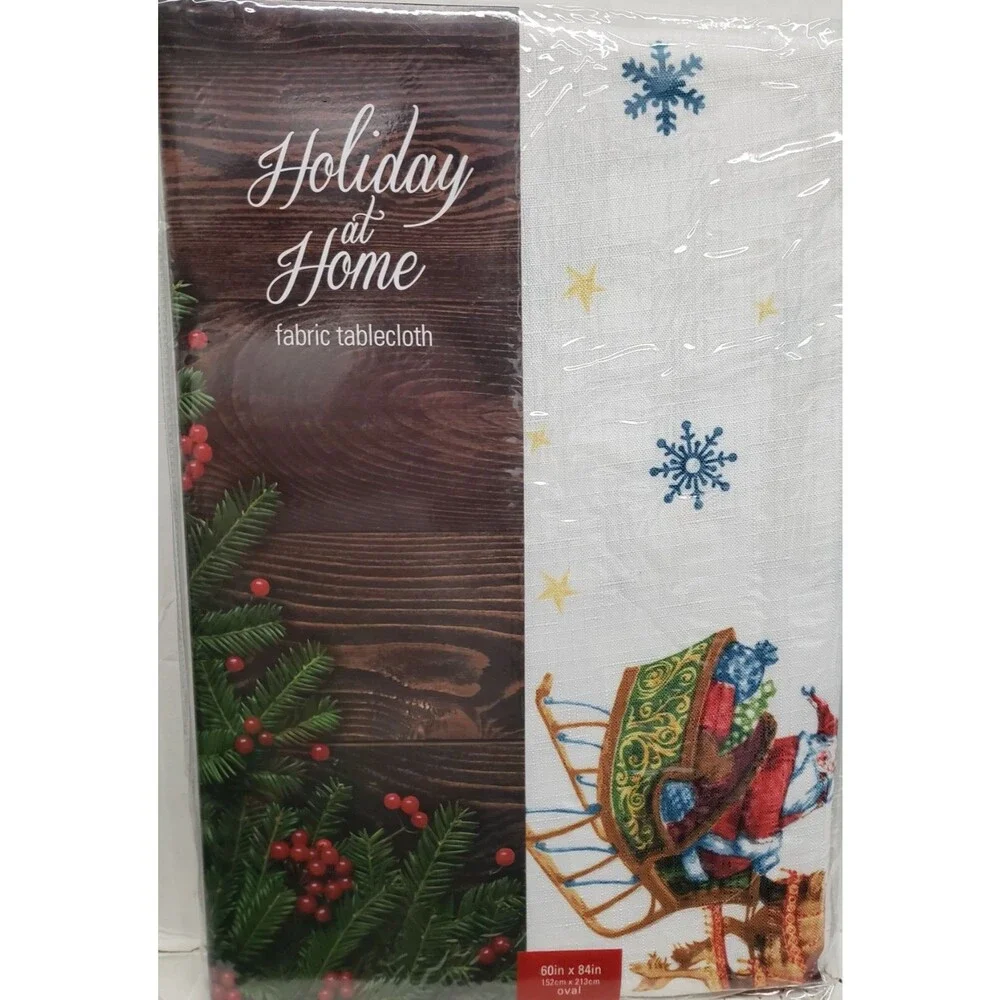 Printed Fabric Tablecloth,60